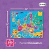 image:imageAmericas 50 State Jigsaw Puzzle Educational USA Map with Unique State Shaped Pieces 850 Pieces Fun amp Interactive Learning for All Ages Made in The USAMap of Europe