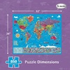 image:imageAmericas 50 State Jigsaw Puzzle Educational USA Map with Unique State Shaped Pieces 850 Pieces Fun amp Interactive Learning for All Ages Made in The USAMap of World