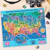 image:imageAmericas 50 State Jigsaw Puzzle Educational USA Map with Unique State Shaped Pieces 850 Pieces Fun amp Interactive Learning for All Ages Made in The USAAmericas 50 State Premium Jigsaw Puzzle