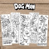image:imageReMarks Dog Man and Cat Kid Colormarks Collection  2 Sets of 5 Coloring Bookmarks2 Sets of 5 Coloring BM
