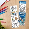 image:imageReMarks Dog Man and Cat Kid Colormarks Collection  2 Sets of 5 Coloring Bookmarks2 Sets of 5 Coloring BM