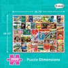 image:imageReMarks Vintage Atlas Puzzle 1000Piece Puzzle for All Ages Fun Jigsaw Puzzle1950s