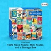 image:imageReMarks Vintage Atlas Puzzle 1000Piece Puzzle for All Ages Fun Jigsaw PuzzleTravel Atlas