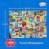 image:imageReMarks Vintage Atlas Puzzle 1000Piece Puzzle for All Ages Fun Jigsaw PuzzleTravel Atlas