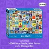 image:imageRemarks Air Mail Stamp Collage Puzzle 1000Piece Jigsaw Puzzle for All Ages