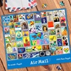 image:imageRemarks Air Mail Stamp Collage Puzzle 1000Piece Jigsaw Puzzle for All Ages