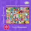 image:imageRemarks Cat PostageStamp Collage Puzzle 500Piece Puzzle for All AgesLarge Piece