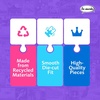 image:imageRemarks Coastal Stamp Collage Puzzle 500 Large Piece Jigsaw Puzzle for All Ages