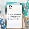 image:imageRemarks Dinosaur and Unicorn Doodles Magnetic Page Clips 2 Sets of 4 Page Clips 8 Clips TotalCats  Dogs with Glasses