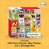 image:imageRemarks Dog PostageStamp Collage Puzzle 500Piece Puzzle for All Ages