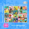 image:imageRemarks Fresh Blooms Collage Puzzle 1000Piece Jigsaw Puzzle for All Ages