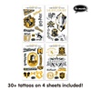 image:imageRemarks Harry Potter Temporary Tattoos  Jumbo Stickers Hufflepuff for All AgesHufflepuff  HP Jumbo Sticker