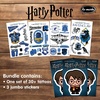 image:imageRemarks Harry Potter Temporary Tattoos  Jumbo Stickers Hufflepuff for All AgesRavenclaw  HP Jumbo Sticker