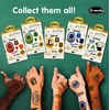 image:imageRemarks Harry Potter Temporary Tattoos  Jumbo Stickers Hufflepuff for All AgesRavenclaw  HP Jumbo Sticker