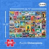 image:imageRemarks Letters Home Stamp Collage Puzzle 500Piece Jigsaw Puzzle for All Ages
