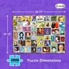 image:imageRemarks Love Letters Stamps Collage Puzzle 1000 Piece Puzzle for All AgesFamous Authors Postage Stamp