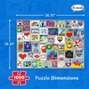image:imageRemarks Love Letters Stamps Collage Puzzle 1000 Piece Puzzle for All AgesLove Letters Stamp