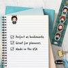 image:imageRemarks Outlander Bookmark Characters Magnetic Bookmarkers 2 Sets of 4 Page Clips 8 Clips Total