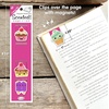 image:imageRemarks Scented Tutti Frutti and Cherry Pie Magnetic Page Clips 2 Sets of 4 Page Clips 8 Clips TotalCherry Pie  Tutti Frutti
