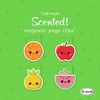 image:imageRemarks Scented Tutti Frutti and Cherry Pie Magnetic Page Clips 2 Sets of 4 Page Clips 8 Clips TotalCherry Pie  Tutti Frutti