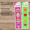 image:imageRemarks Scented Tutti Frutti and Cherry Pie Magnetic Page Clips 2 Sets of 4 Page Clips 8 Clips TotalCherry Pie  Tutti Frutti