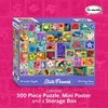 image:imageRemarks State Flowers Stamp Collage Jigsaw Puzzle 500 Large Piece Jigsaw Puzzle for All Ages