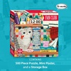 image:imageRemarks Year of the Rabbit Illustrated Puzzle 500Piece Jigsaw Puzzle for All AgesFan Club Puzzle