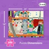 image:imageRemarks Year of the Rabbit Illustrated Puzzle 500Piece Jigsaw Puzzle for All AgesFan Club Puzzle