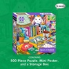 image:imageRemarks Year of the Rabbit Illustrated Puzzle 500Piece Jigsaw Puzzle for All AgesYear of The Rabbit