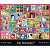 image:imageRemarks Cat PostageStamp Collage Puzzle 500Piece Puzzle for All AgesLarge Piece