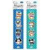 image:imageRemarks Dinosaur and Unicorn Doodles Magnetic Page Clips 2 Sets of 4 Page Clips 8 Clips TotalCats  Dogs with Glasses