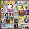 image:imageRemarks Love Letters Stamps Collage Puzzle 1000 Piece Puzzle for All AgesFamous Authors Postage Stamp