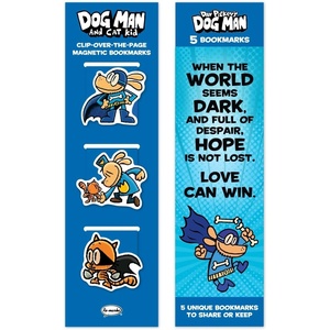 image:imageReMarks Dog Man and Cat Kid Colormarks Collection  2 Sets of 5 Coloring Bookmarks3 MPC  5 MultiPack BM
