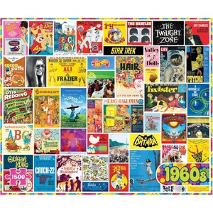 image:imageRemarks 1950s Pop Culture Puzzle 1500 Pieces for All Ages1960s