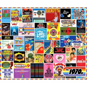 image:imageRemarks 1950s Pop Culture Puzzle 1500 Pieces for All Ages1970s