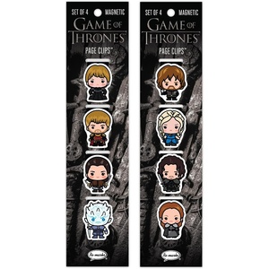 image:imageRemarks Game of Thrones Illustrated Magnetic Page Clips 2 packs Set of 8