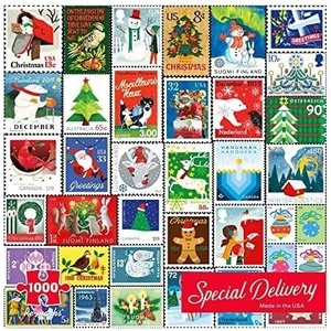 image:imageRemarks Holiday Books Puzzle Collage Puzzle for All Ages 1000Piece Christmas PuzzleSpecial Delivery