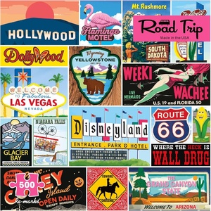 image:imageRemarks Road Trip Vintage Signs 500Piece Jigsaw Puzzle for All AgesRoad Trip Signs