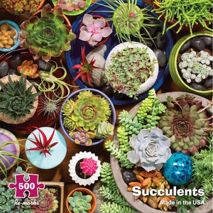 image:imageRemarks Succulents 500Piece Puzzle with Large Puzzle Pieces for All AgesSucculents 500 Piece