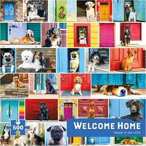 image:imageRemarks Welcome Home DogThemed 500Piece Jigsaw Puzzle for All AgesWelcome Home 500 Piece