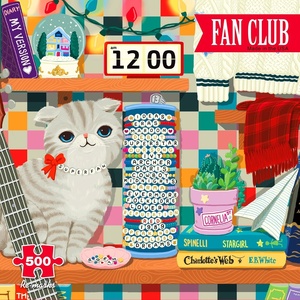 image:imageRemarks Year of the Rabbit Illustrated Puzzle 500Piece Jigsaw Puzzle for All AgesFan Club Puzzle