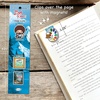 image:imageRemarks Bob Ross Bookmarks  8 Magnetic Page Clips and 1 Tassel Bookmark