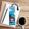 image:imageRemarks Bob Ross Bookmarks  8 Magnetic Page Clips and 1 Tassel Bookmark