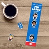 image:imageRemarks Ted Lasso Bookmarks  1 Set of 4 Magnetic Page Clips and 1 Tassel Bookmark