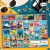 image:imageRemarks Wish You were Here Postage Stamps Puzzle 1000Piece Puzzle for All Ages