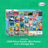 image:imageRemarks Wish You were Here Postage Stamps Puzzle 1000Piece Puzzle for All Ages