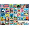 image:imageRemarks Wish You were Here Postage Stamps Puzzle 1000Piece Puzzle for All Ages