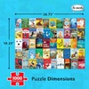 image:imageReMarks Edgar Allan Poe Literary Jigsaw Puzzle Fun 1000Piece Puzzle for All AgesAnimal Tales