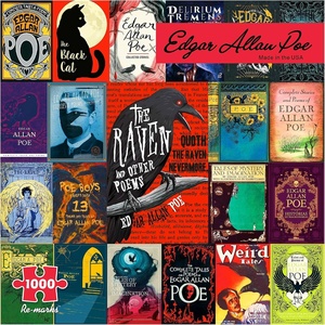 image:imageReMarks Edgar Allan Poe Literary Jigsaw Puzzle Fun 1000Piece Puzzle for All AgesEdgar Allan Poe